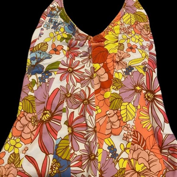 Sanctuary swimwear Reversible floral print One Piece Halter Swimsuit NWT size XS - Picture 6 of 16